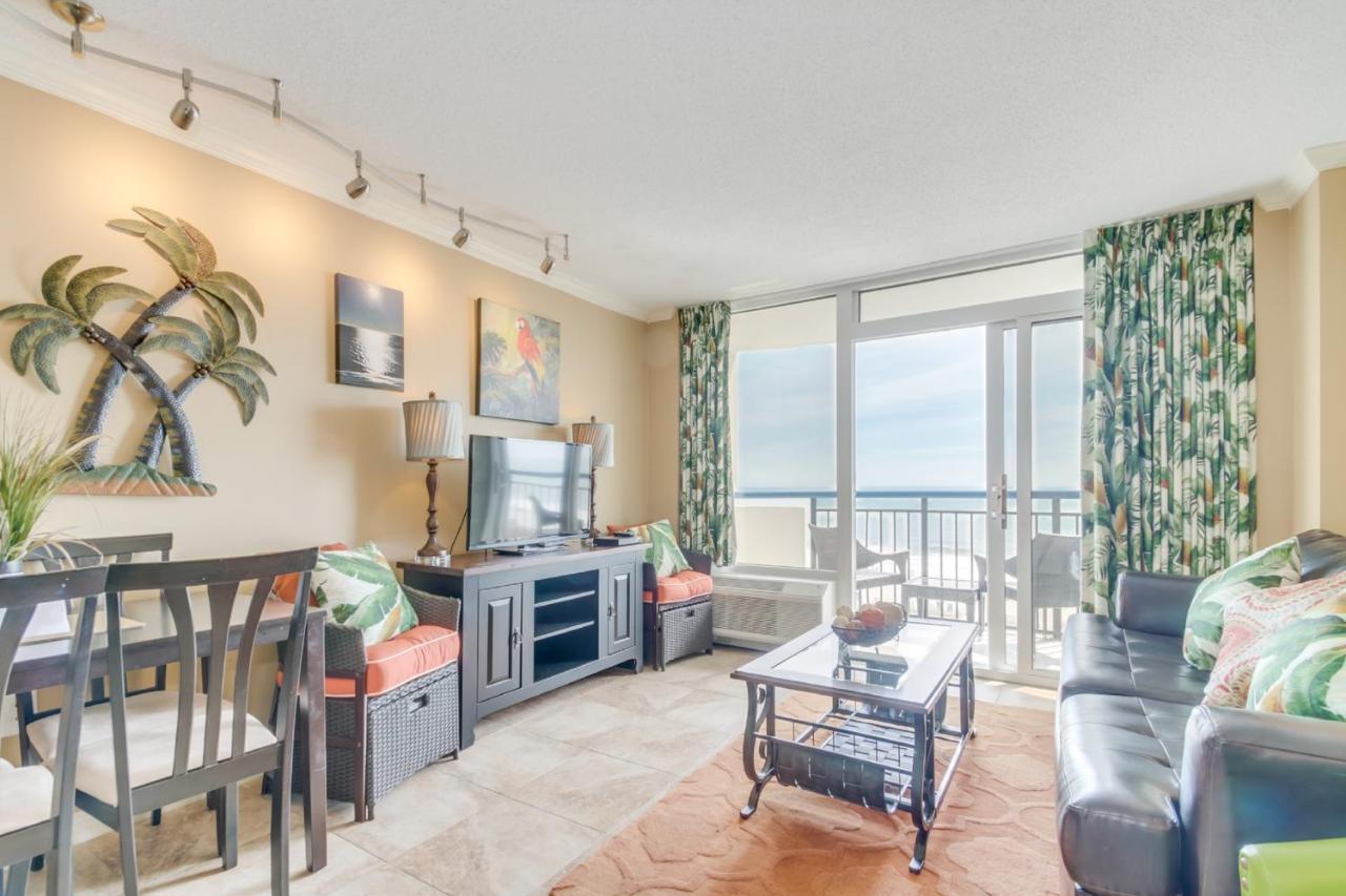 Oceanfront Condo W Balcony Minutes Walk To The Beach Myrtle Beach Exterior foto